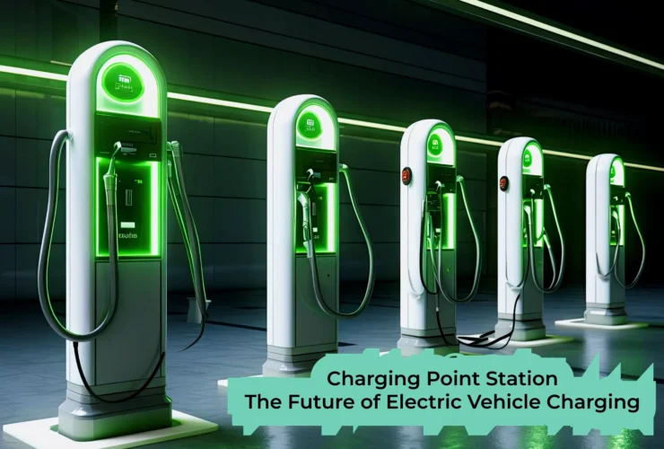 The future of electric vehicle charging with the Charging Point Station.